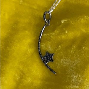 Moon and Star Necklace made Adornia